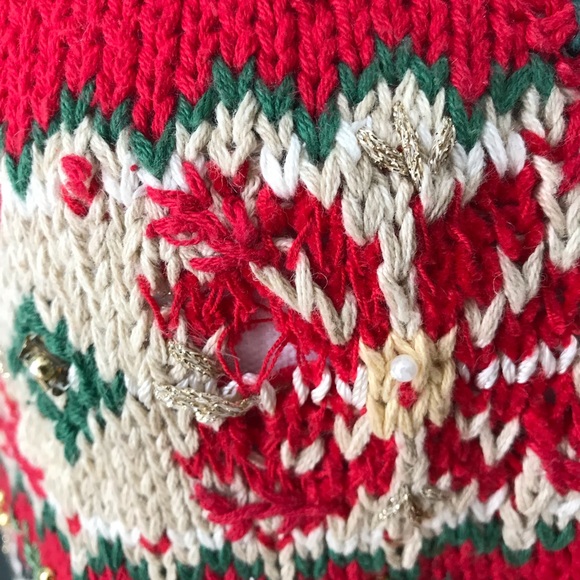 Tiara Petite Ugly Christmas Sweater Vest - Picture 4 of 7